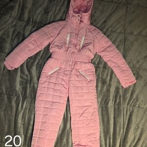 Pink Kids Snowsuit